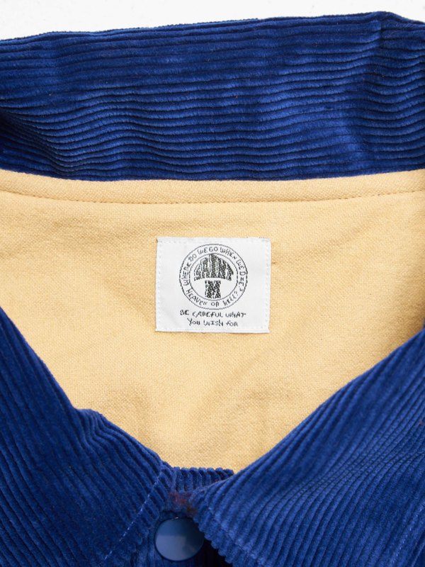ジャケット・アウター Saint Michael corduroy jacket Blue M Saint Michael Sinner's Circus Corduroy Embroidered Bomber