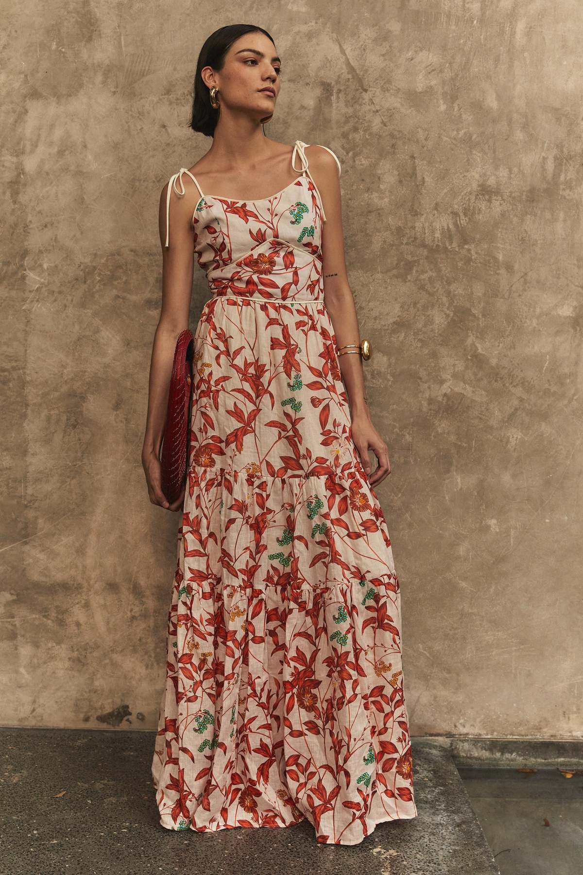 CHRISTY LYNN Saphina Dress - Red Rose of Sharon - Image 1 of 3