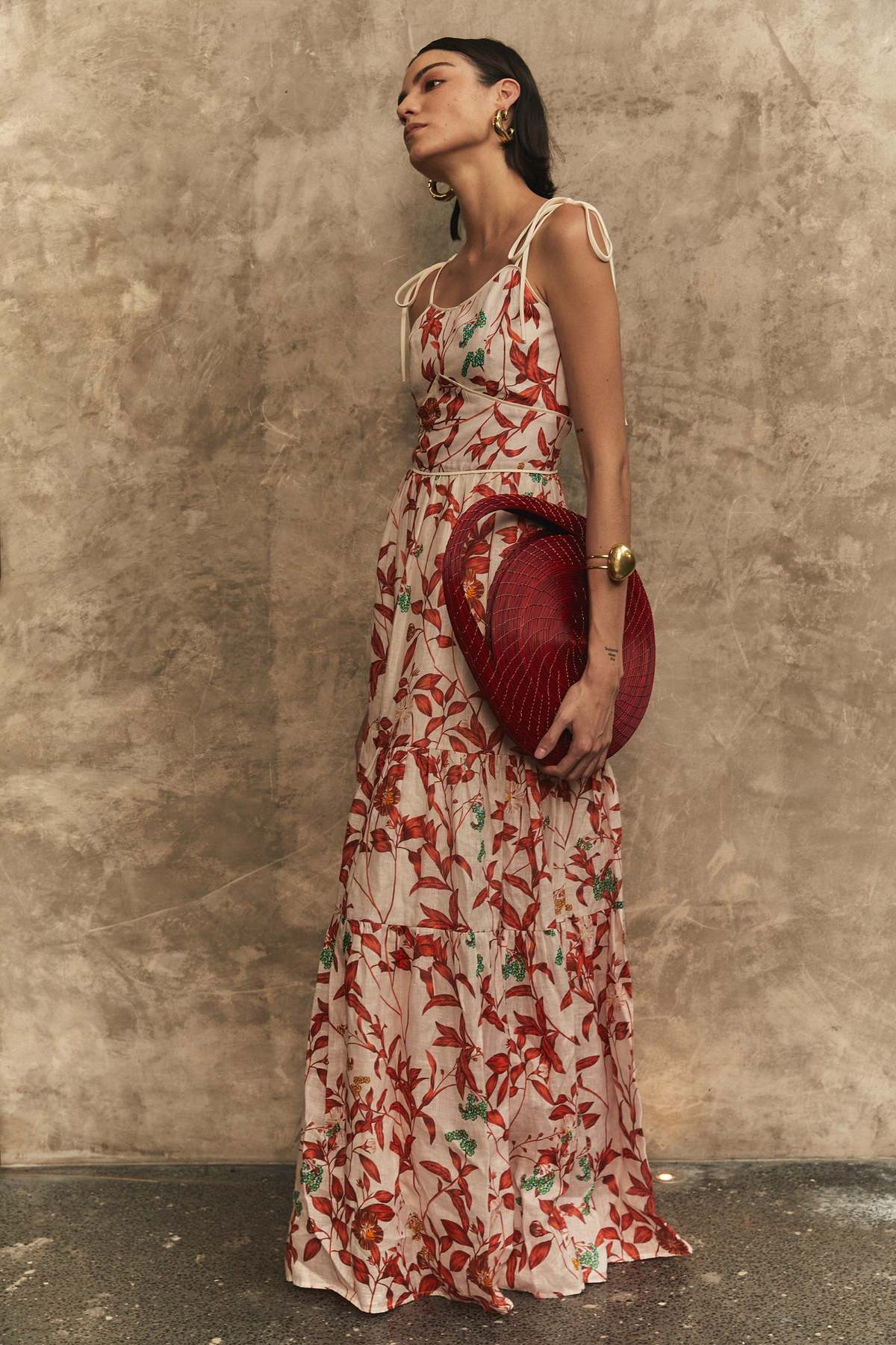 CHRISTY LYNN Saphina Dress - Red Rose of Sharon - Image 2 of 3