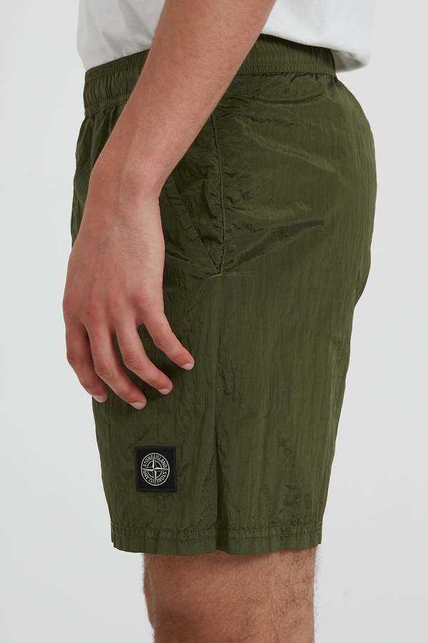 STONE  SWIM PANTS 　カーキ　XL　ナイロンメタル STONE ISLAND SWIM PANTS カーキ XL ナイロンメタル
