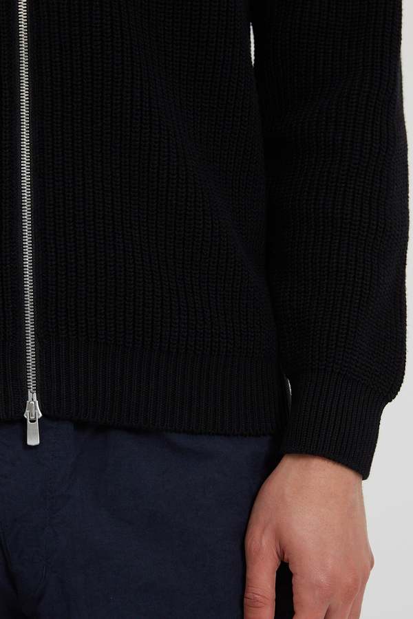 Batoner Signature Cotton Drivers Knit Zippered Cardigan