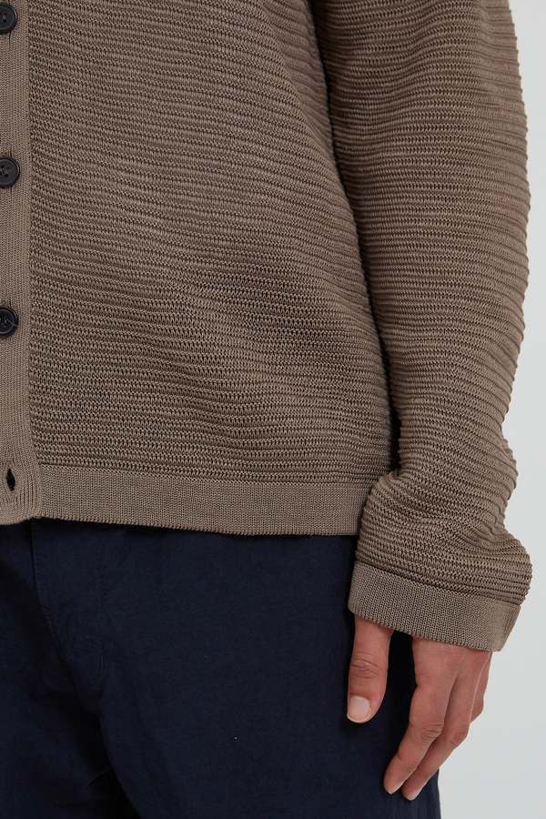 Batoner Summer Cotton Knit Cardigan - Brown | Garmentory
