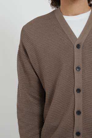 Batoner Summer Cotton Knit Cardigan - Brown | Garmentory