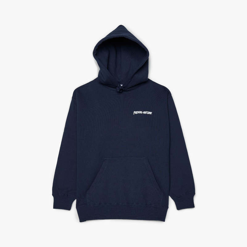 *新作アイテ'* Fucking Awesome Faces Hoodie Fucking Awesome Faces Pullover Hoodie - Navy | Garmentory