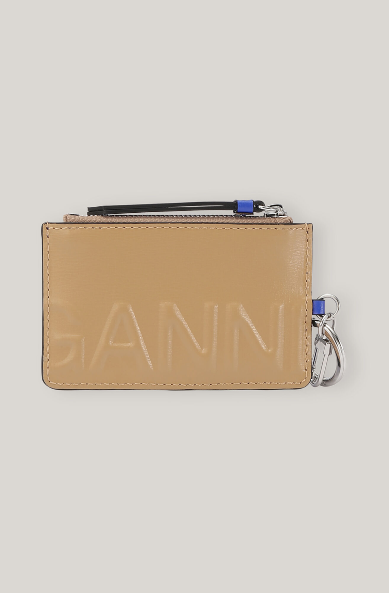 Ganni Banner Wallet - Tannin | Garmentory