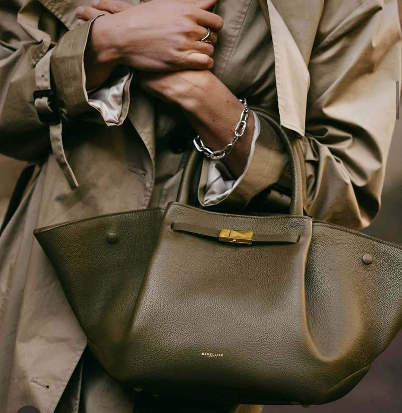 DeMellier Midi New York Bag - Olive | Garmentory