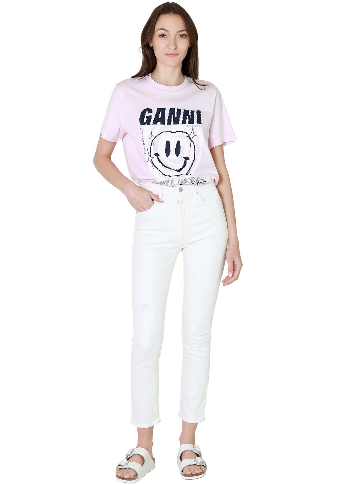 Ganni LOVECLUB Tシャツ(Sサイズ)ホワイト GANNI White Love Club Tee | Jules B