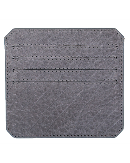 Parabellum 4-Card Wallet in Grey Bison Parabellum 4-Card Wallet in Grey Bison
