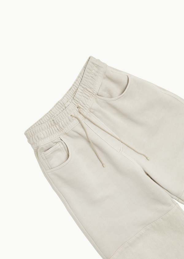 AMOMENTO Drawstring Denim Pants - Ecru | Garmentory