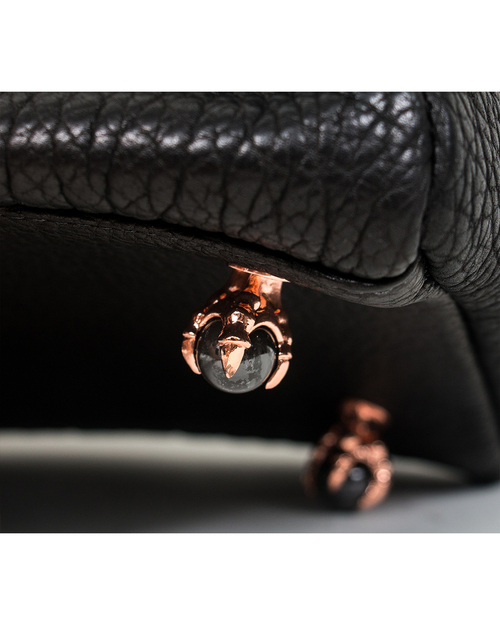 Parabellum Medicine Woman Bag in Black Bison with Copper Hardware Parabellum Medicine Woman Bag in Black Bison with Copper Hardware
