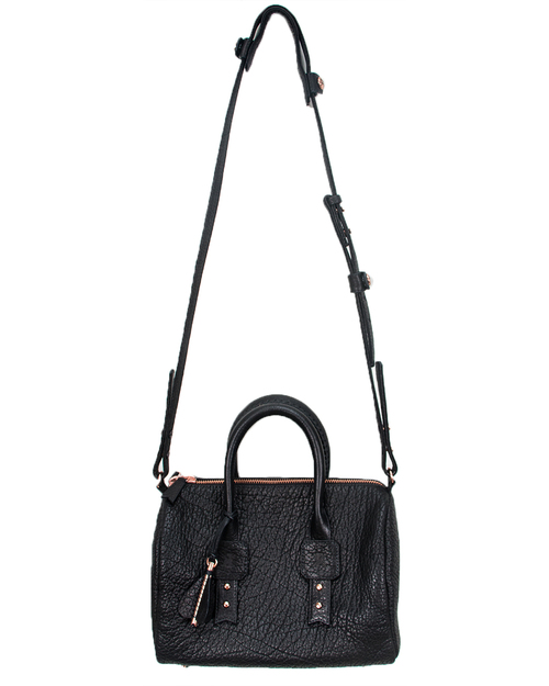 Parabellum Medicine Woman Bag in Black Bison with Copper Hardware Parabellum Medicine Woman Bag in Black Bison with Copper Hardware
