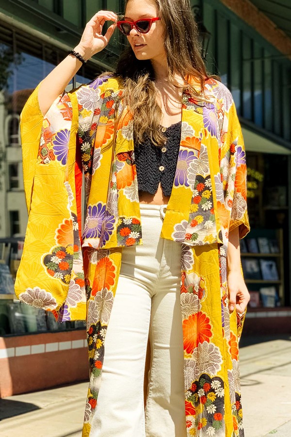 OKBOP Shift Dresses For Women Womens Flowy Kimono Cardigan