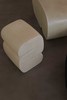 Kar Studio Curl up Stool - White - Thumbnail 2