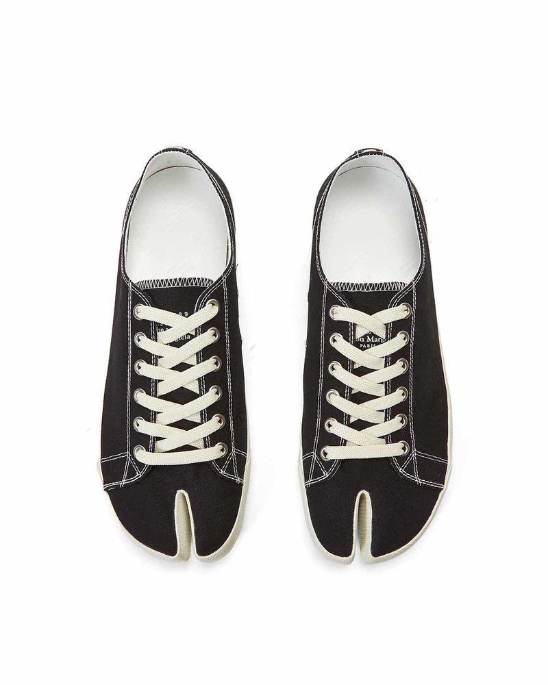 Maison Margiela Tabi Logo Sneakers - Black | Garmentory