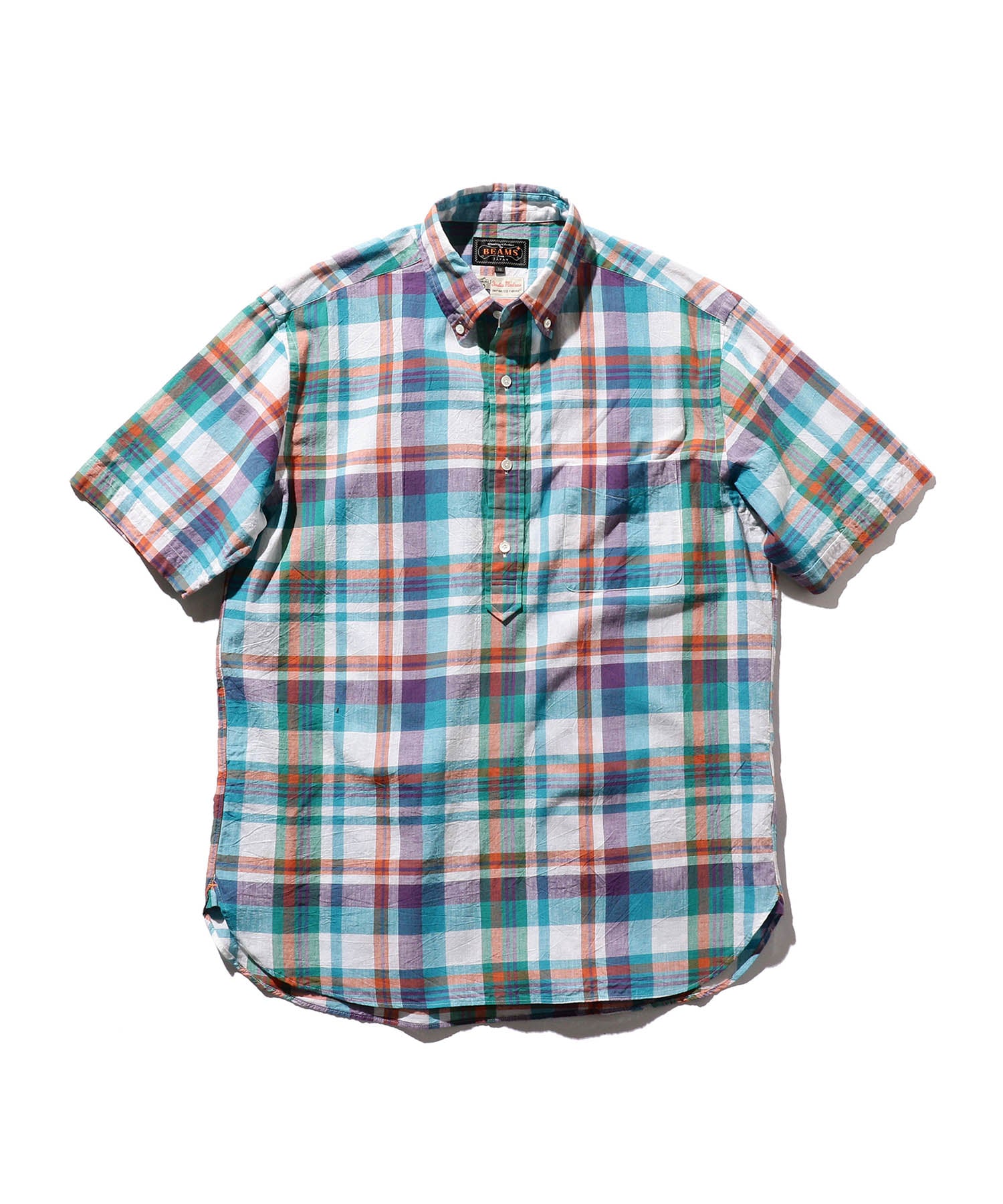 トップス BEAMS PLUS Band Pullover Madras BEAMS PLUS（ビームス プラス）Band Pullover Madras（シャツ