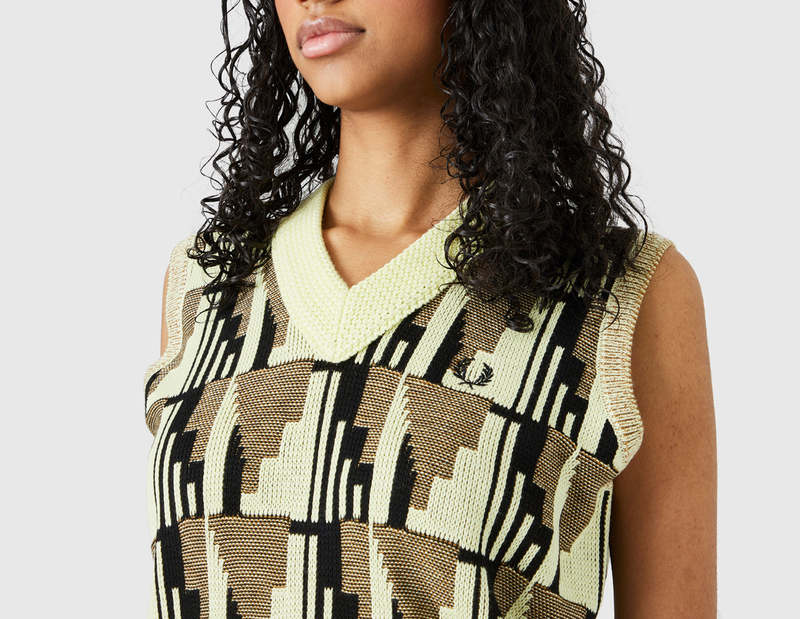 爆買い！ Perry Fred Jacquard Garmentory | Yellow Wax - Tank Knitted トップス