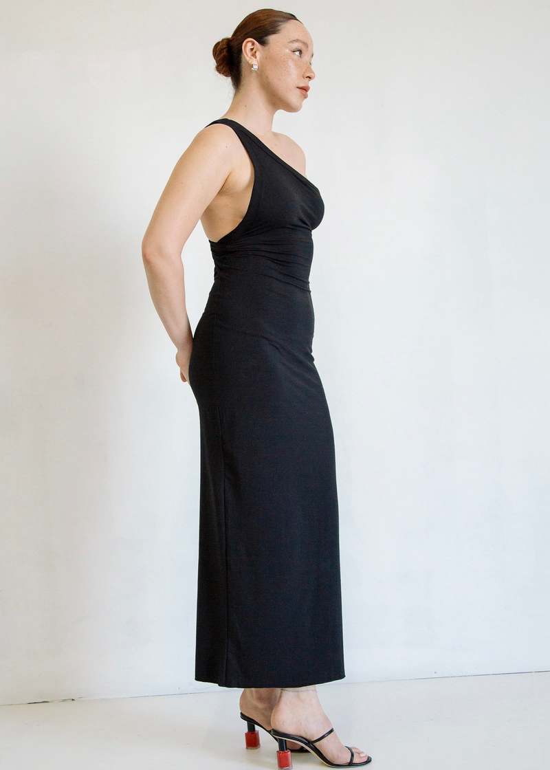 The Line By K Avalon Dress With Knot in the Back | Garmentory