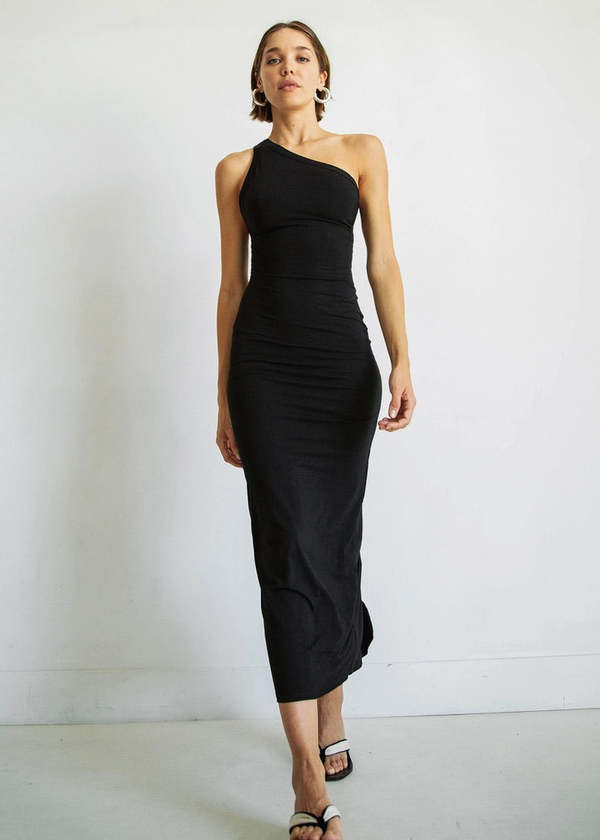 The Line By K Avalon Dress With Knot in the Back | Garmentory