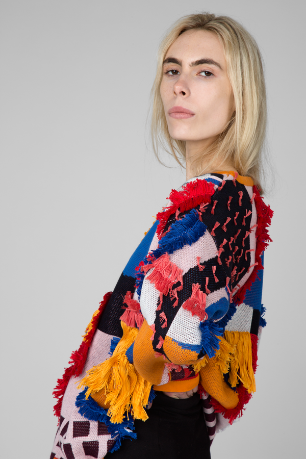 Henrik Vibskov Fringe Sweater | Garmentory