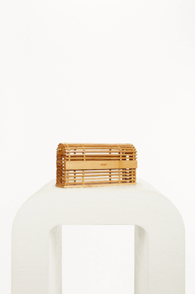 Cult Gaia Sylva Shoulder Bag Natural Garmentory