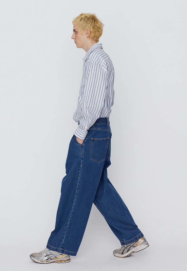 デニム/ジーンズ mfpen Bigger Jeans(WASHED BLUE) XS mfpen Bigger Jeans - washed blue | Garmentory