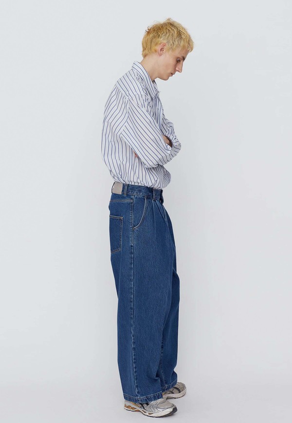 mfpen Bigger Jeans - washed blue | Garmentory