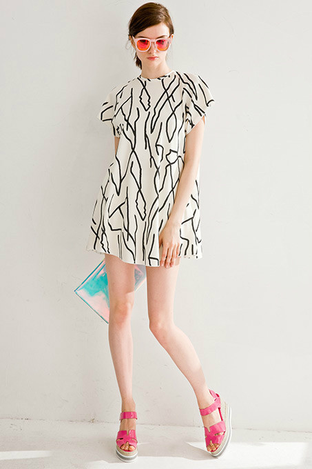 Few Moda Abstract Print Doll Dress Few Moda Abstract Print Doll Dress