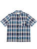 Folk Clothing Seoul Shirt - Yellow/Cyan Check - Thumbnail 7