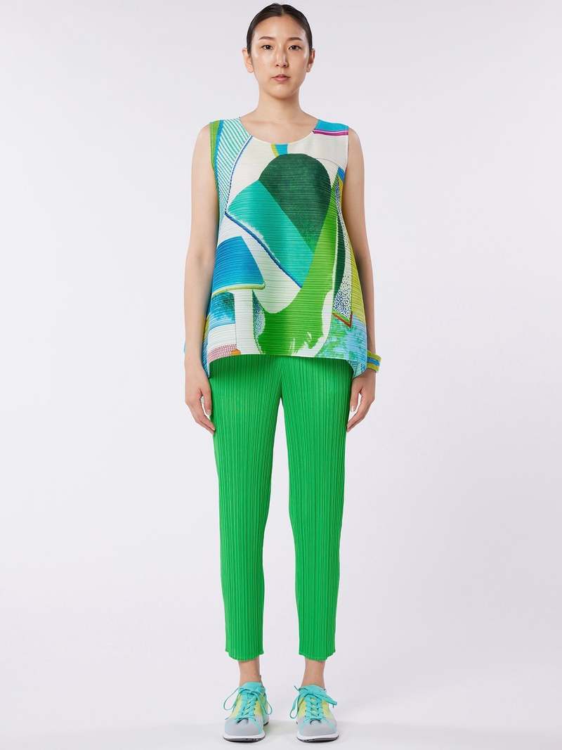 Pleats Please by Issey Miyake Pinwheel Top - Pink | Garmentory 