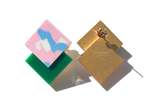 MATTER MATTERS Double Diamond Earrings - Terrazzo Pink/Green - Thumbnail 4
