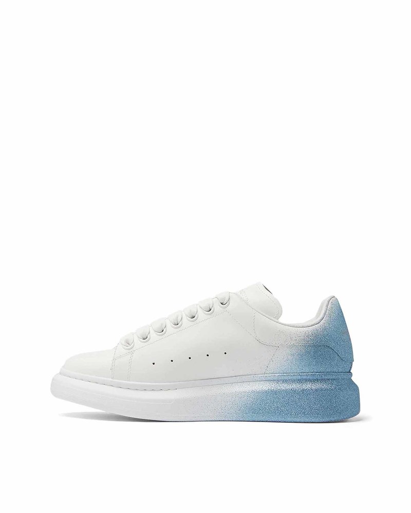 Alexander McQueen Oversized Sneakers - Leather White/Spray