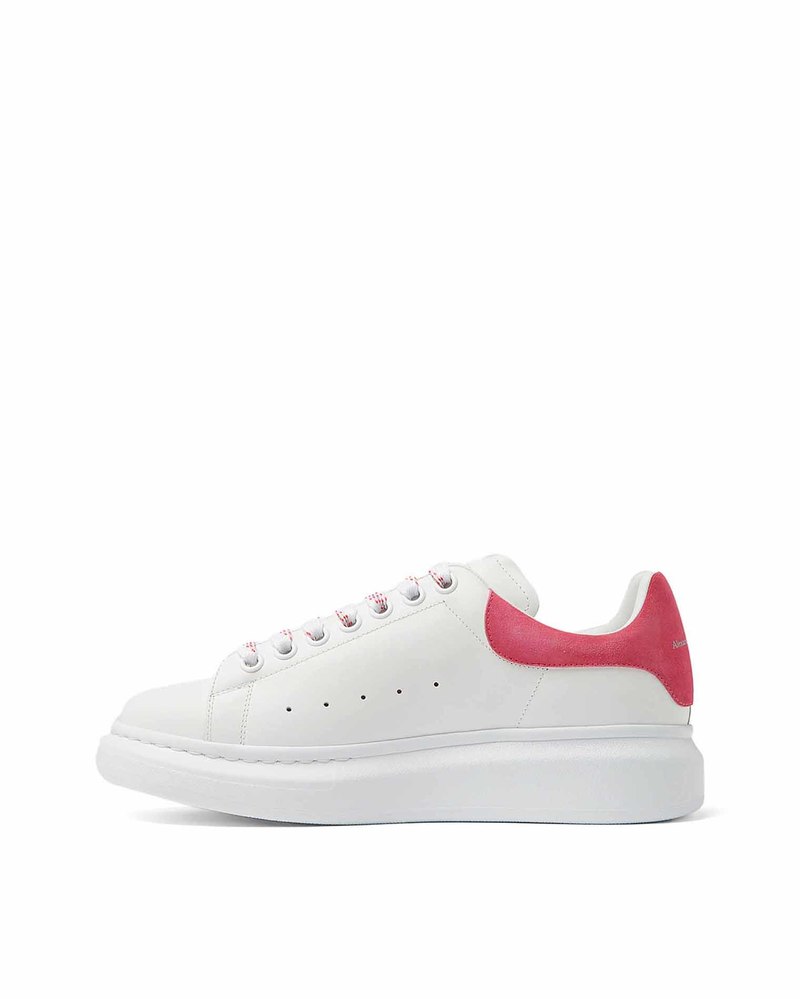 Alexander McQueen Oversized Sneakers - Leather White/Pink