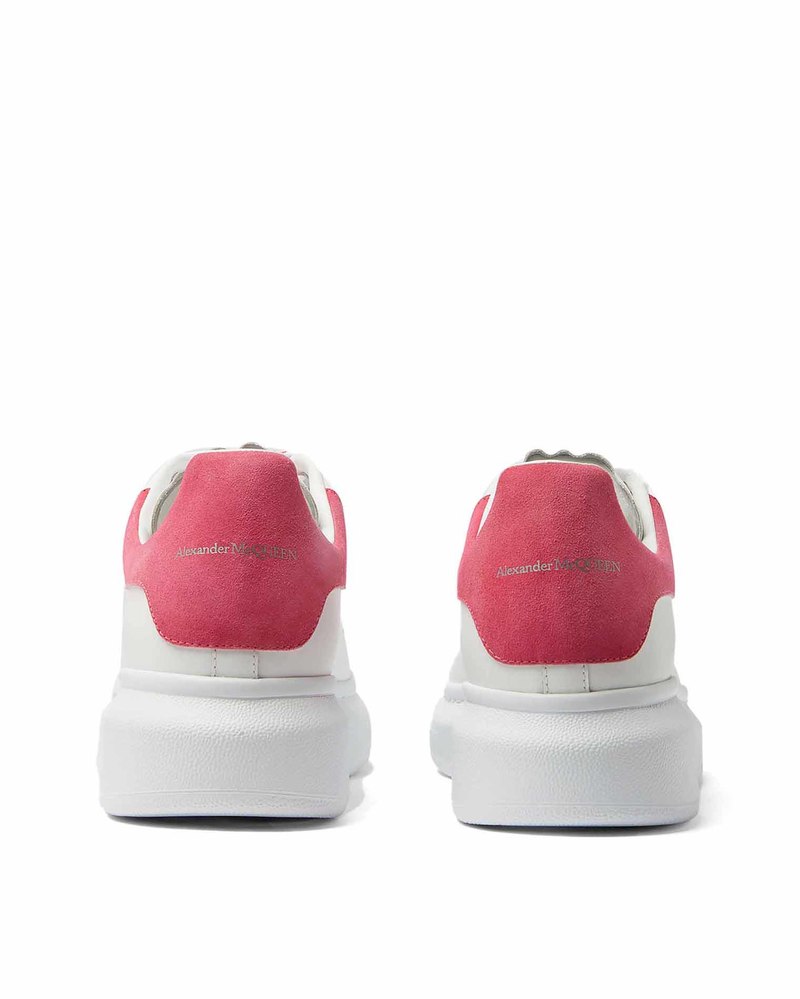 Alexander McQueen Oversized Sneakers - Leather White/Pink