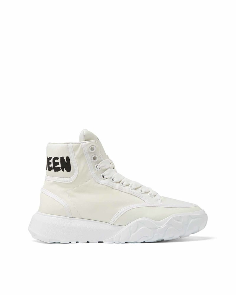 靴 00s alexander mcqueen high cut sneaker New Alexander McQueen Tread Slick Chunky High Top Sneaker