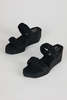 "INTENTIONALLY _________. X HOZEN Phorna Scrunchie Flatform - Black - Thumbnail 11