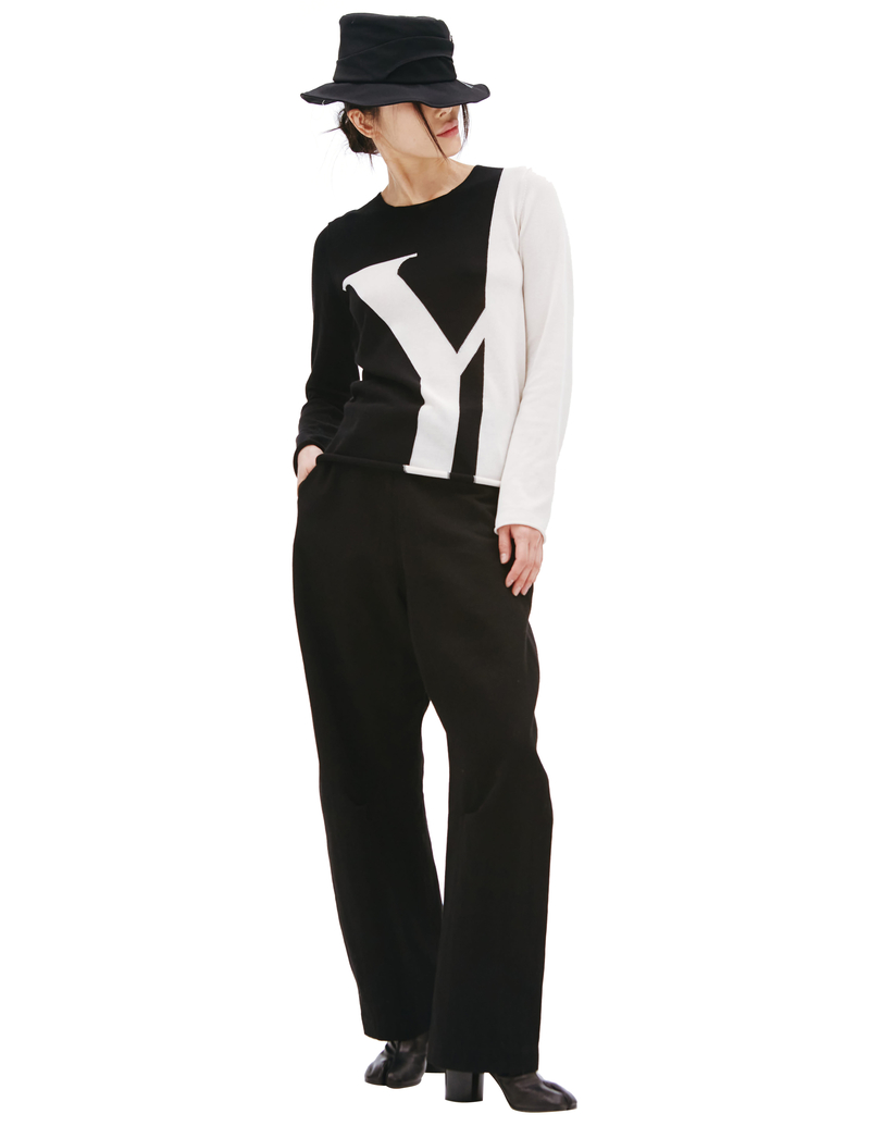 Y's Intarsia Logo Sweater Y's Intarsia Logo Sweater
