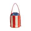 Hozen Stripe Bucket Bag - Flamme/Natural - Thumbnail 2