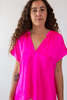 Erica Tanov Patti Silk Blouse - Hot Pink - Thumbnail 5