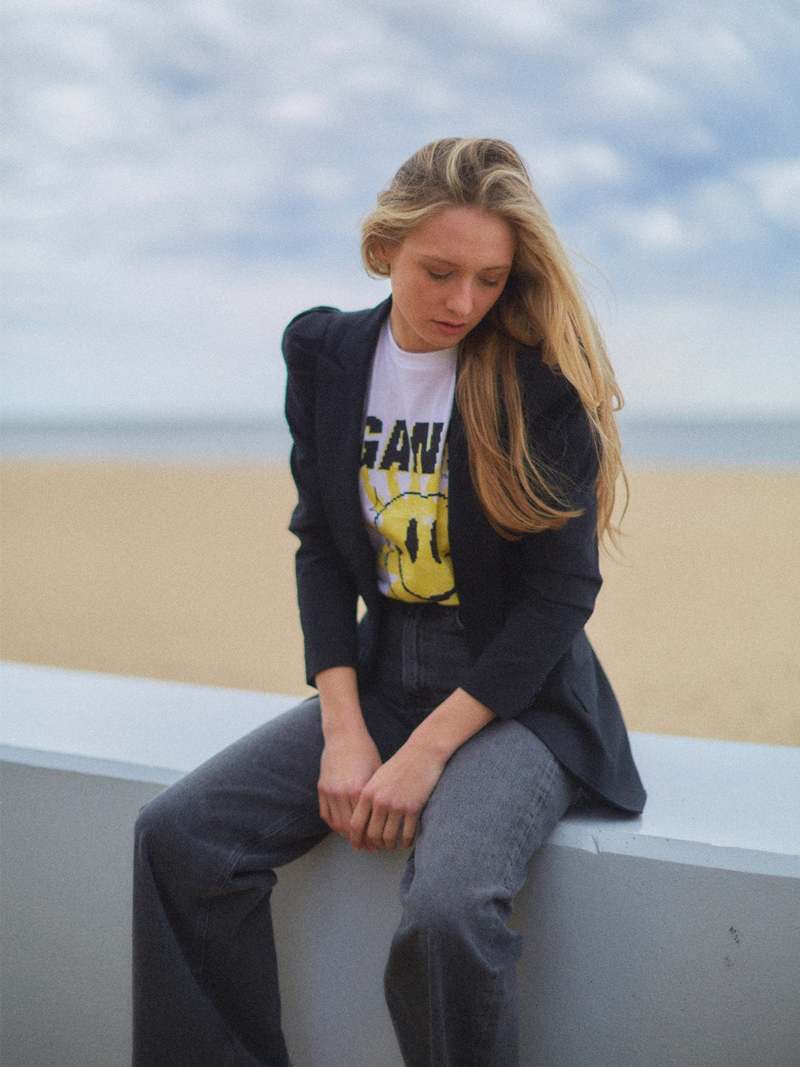 GANNI Love Club Tee - Bright White | Garmentory