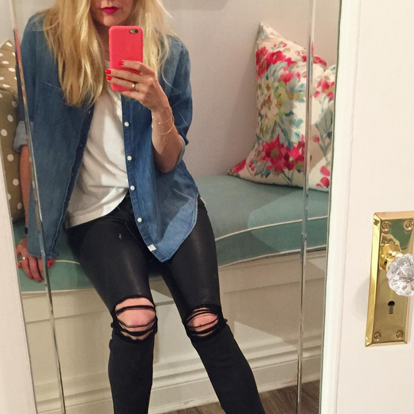RTA 'Dylan' Distressed Leather Leggings RTA 'Dylan' Distressed Leather Leggings