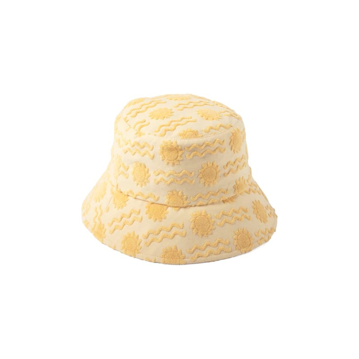 Lack of Color Summer off white Terry Wave Bucket Hat UPF 50+ Lack of Color | Wave Bucket Hat in Summer Of Sun | FashionPass main image 3