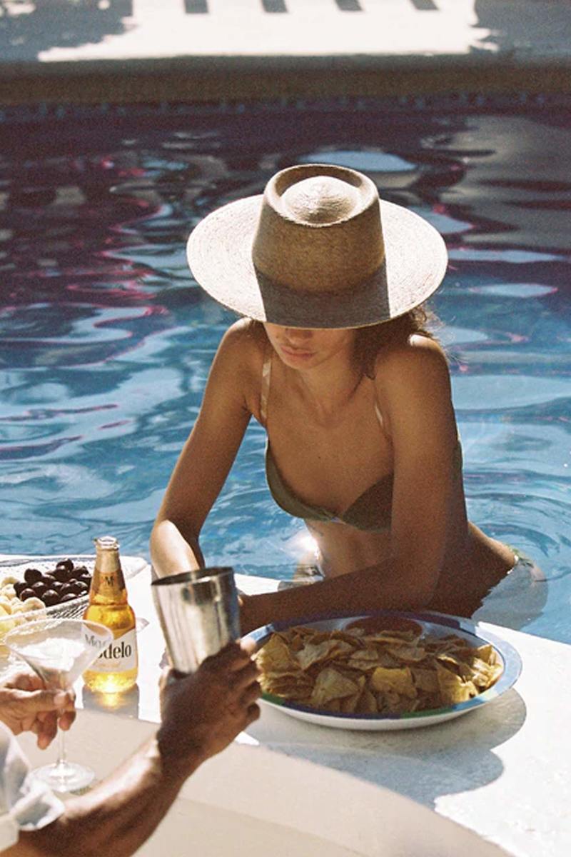 Straw Boater Hat Palma Wide Boater Lack Of Color Lack Of Color