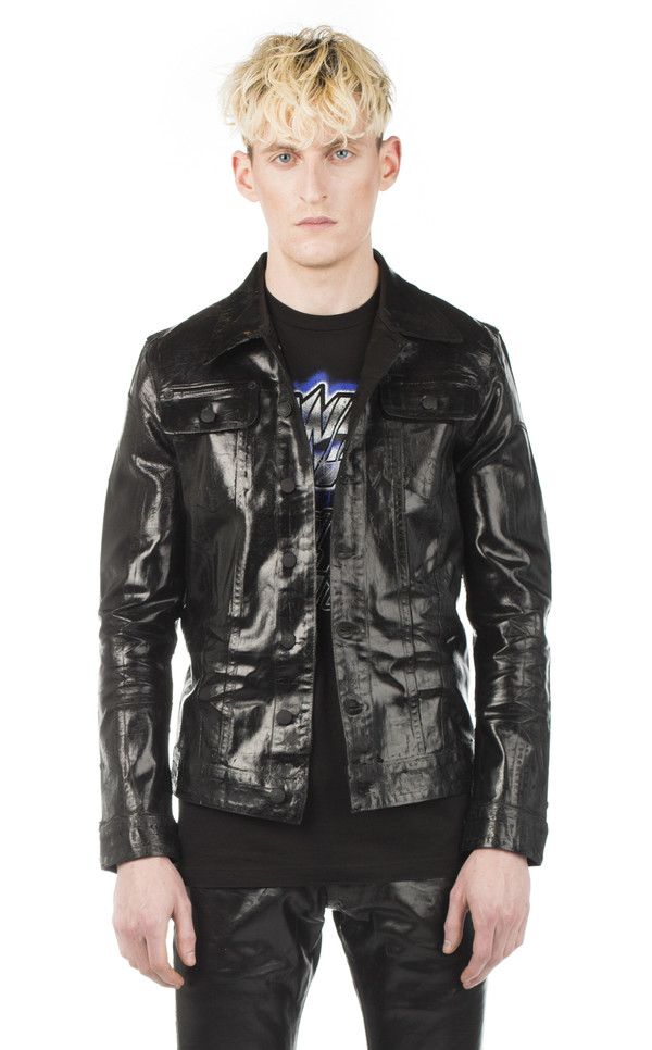 Dsquared2 Laminated Denim Jacket Garmentory