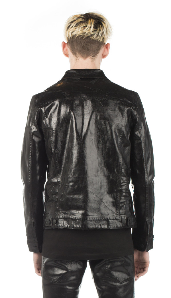 Dsquared2 Laminated Denim Jacket Garmentory