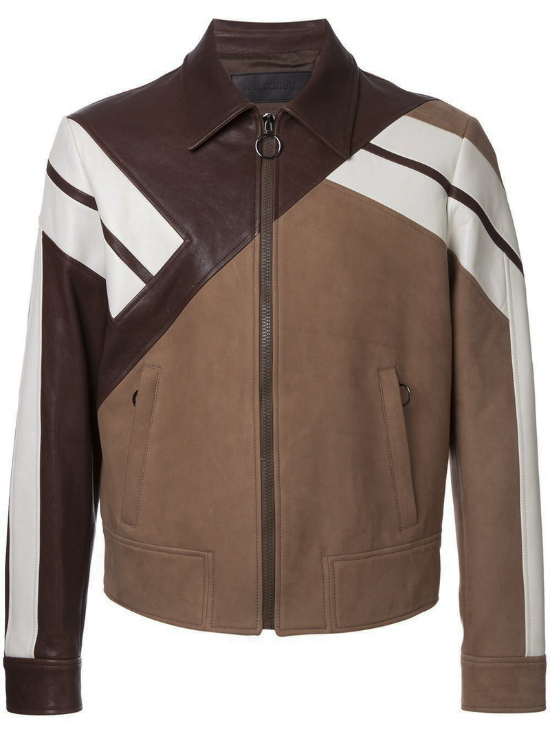Neil Barrett Modernist Retro Leather Jacket | Garmentory