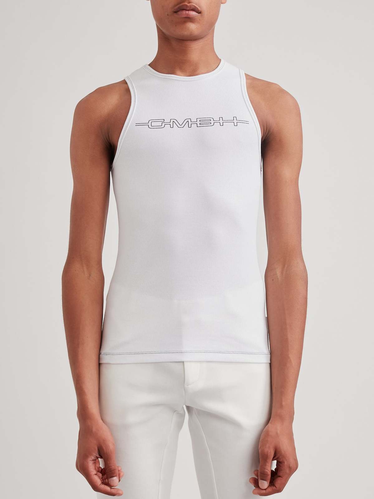 GMBH ALI Rib Tank - White | Garmentory