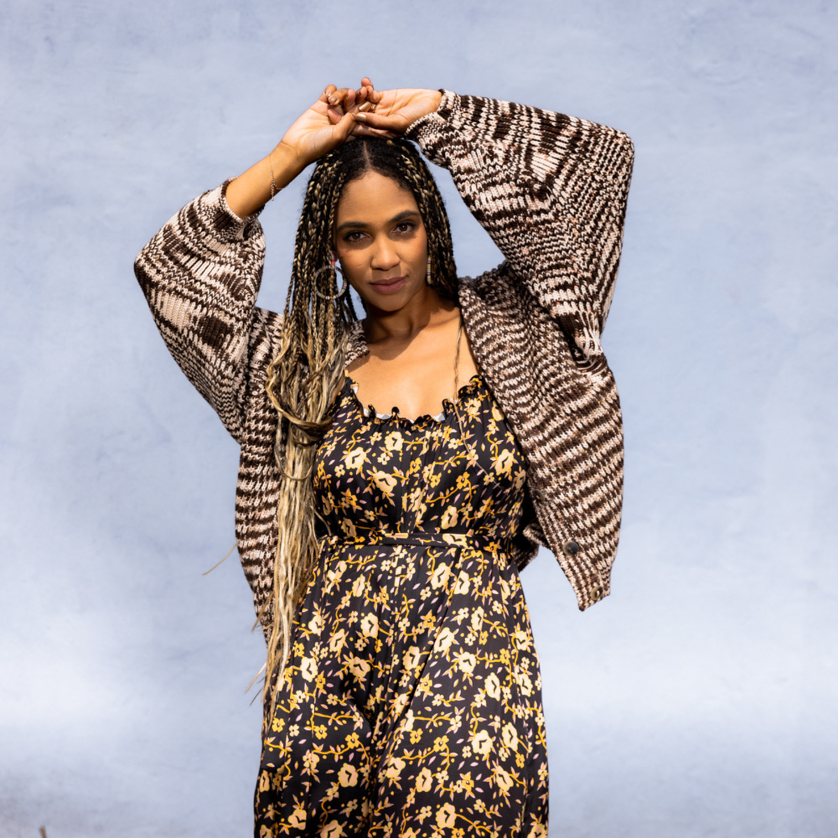 Misha & Puff Fisherman Cardigan - Bark Space Dye | Garmentory