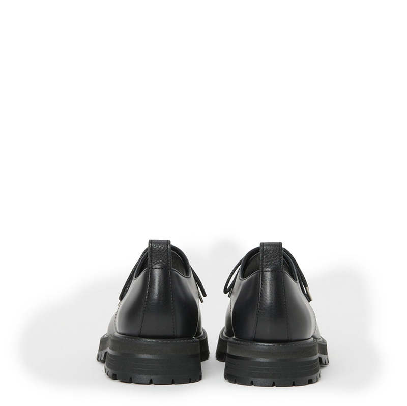 Hender Scheme Leather Commando Blucher Shoes - Black