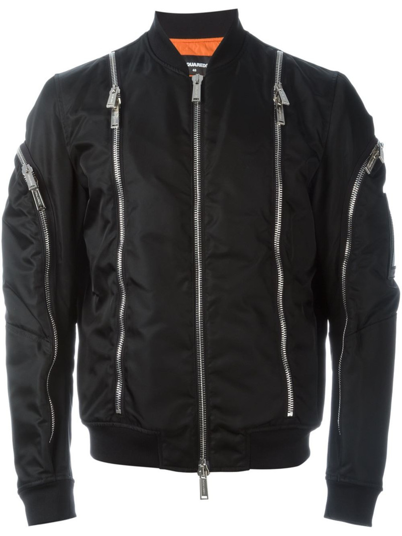 【GRAILZ】MULTI ZIPPER BOMBER JACKET [BLACK] MULTI ZIPPER BOMBER JACKET [BLACK] - GRAILZ