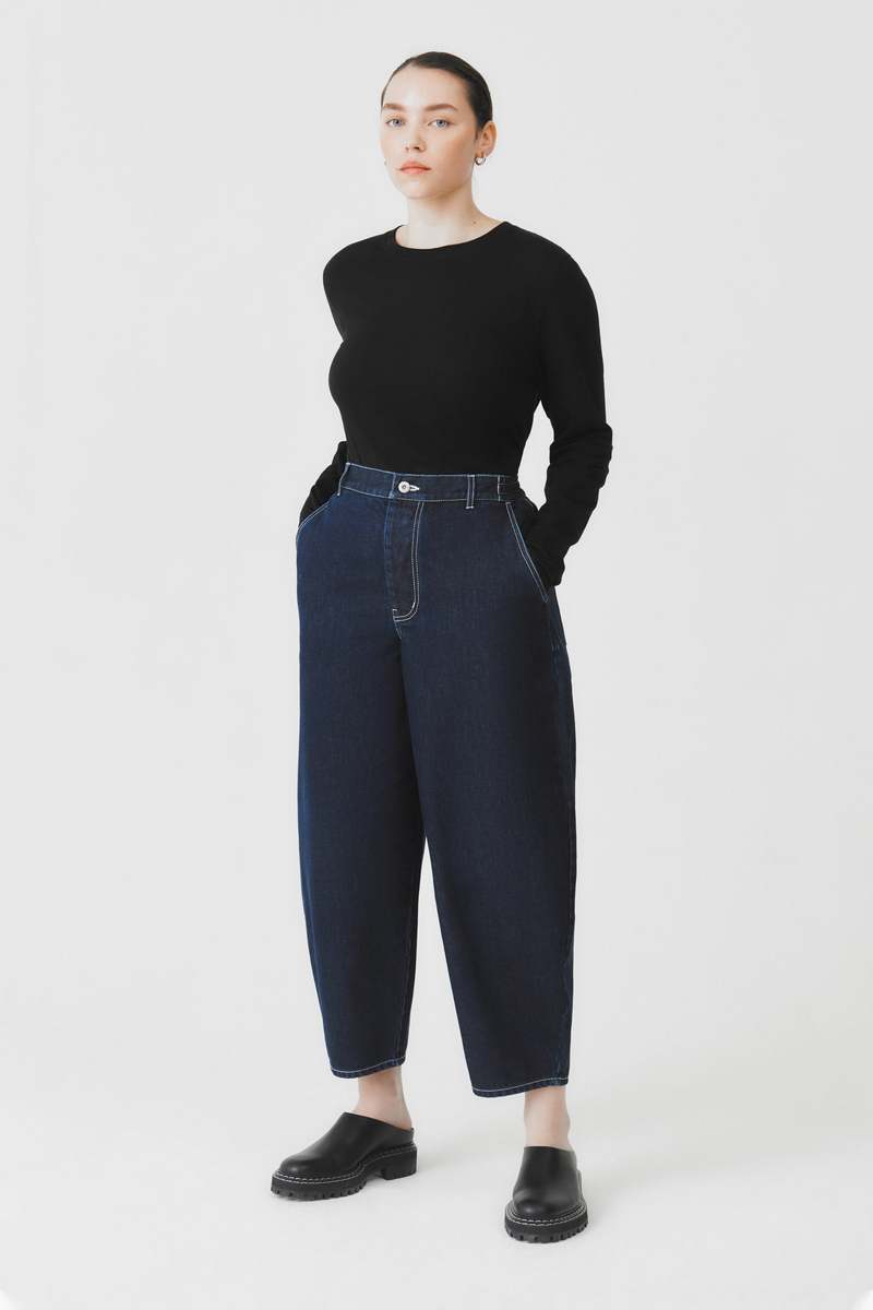 【KOOLOSET】Kuro Balloon Wide Denim Kowtow Balloon Jeans | Garmentory